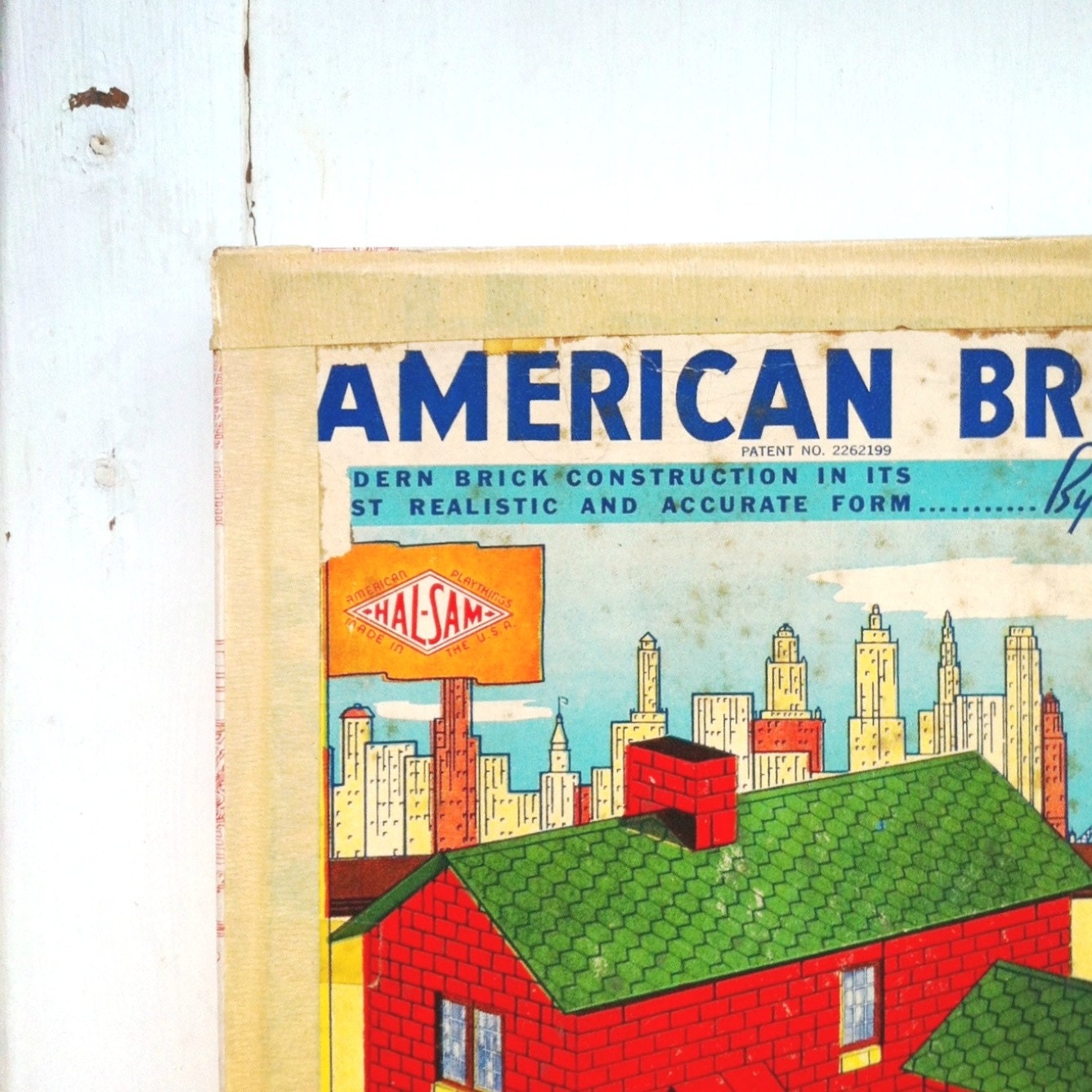1941 american bricks by halsam building set by noodleandlouvintage