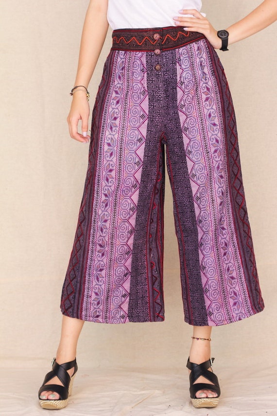 In the purple mood...capri pants