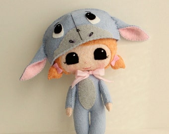 Peek-a-Boo Eeyore pdf Pattern - Instant Download