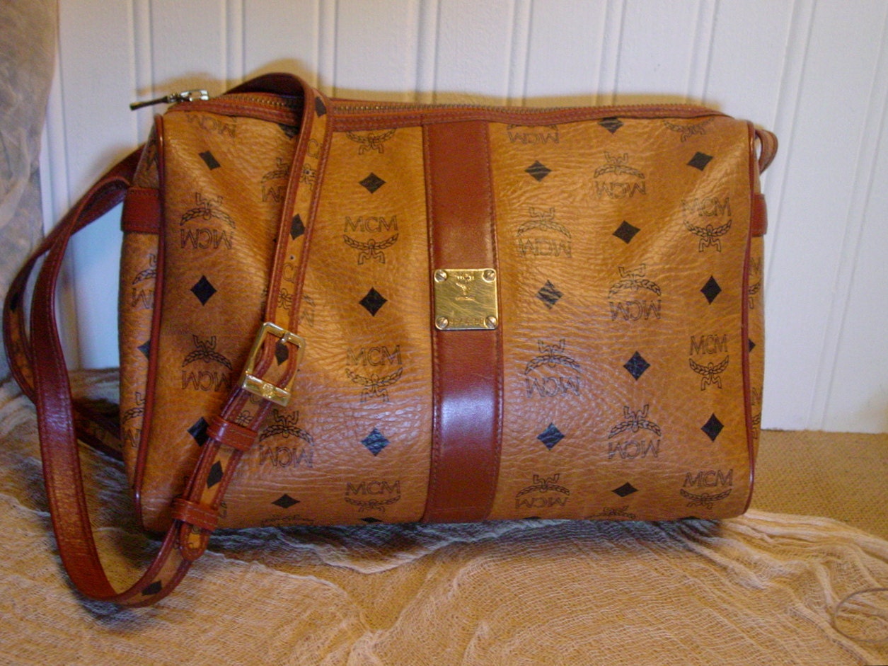 Vintage MCM Handbag Adjustable Shoulder Strap Munchen