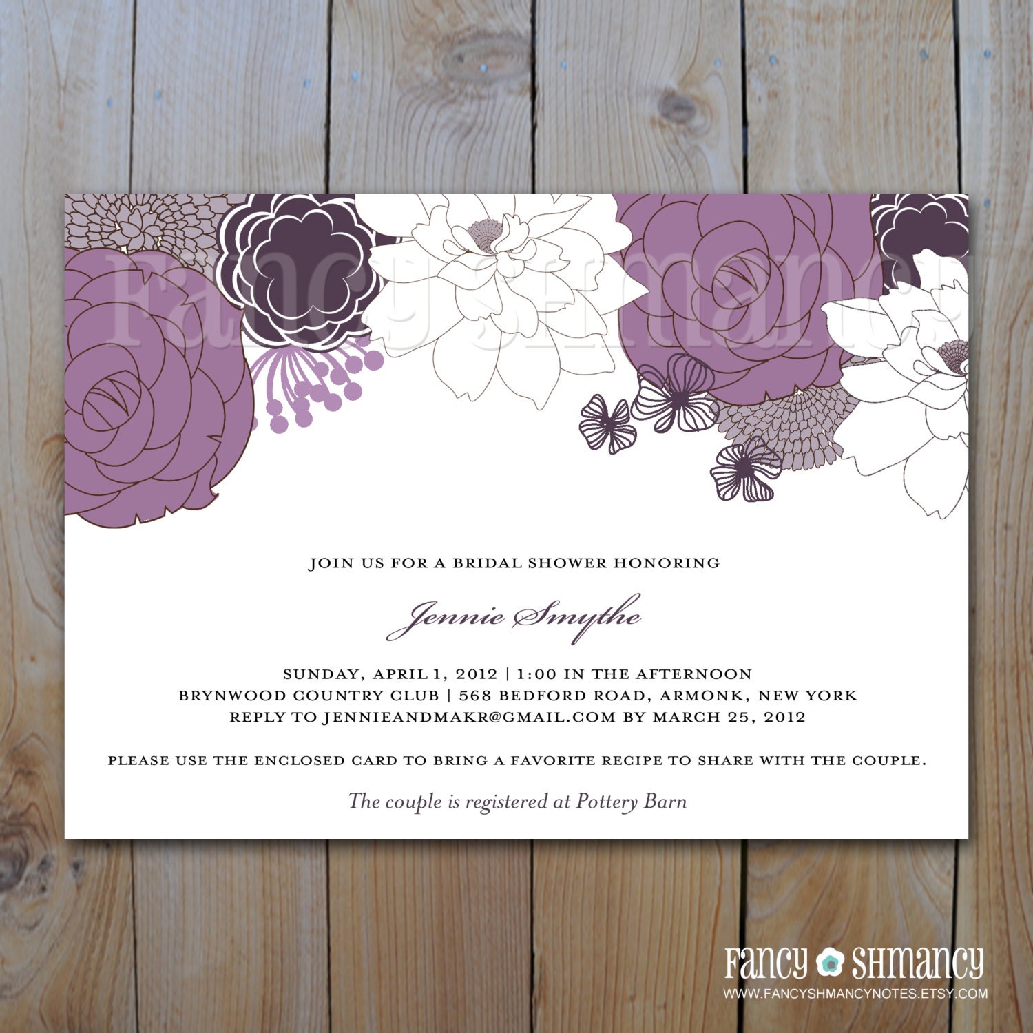 Cash Bridal Shower Invitations 8