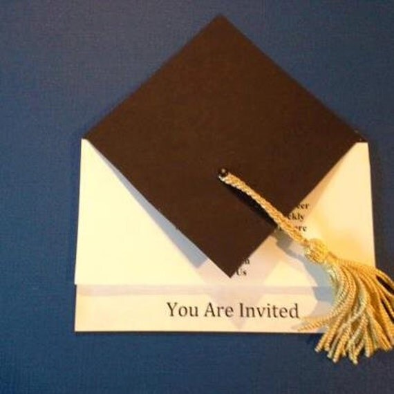 Graduation Cap Invitations Cards 3