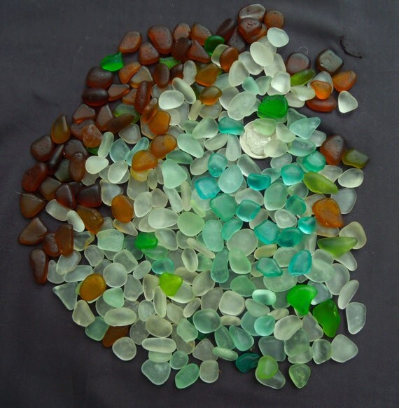 Sea Glass from HAWAII 300 AQUA JG Hawaiian sea glass 54