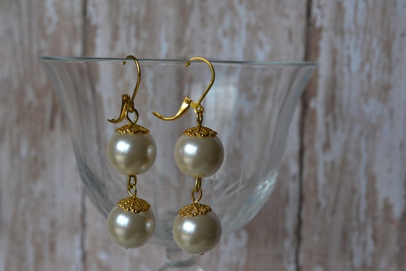 Pearl Bauble Earrings