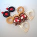 Domo earrings Swimming with the big fish one of a kind danglers