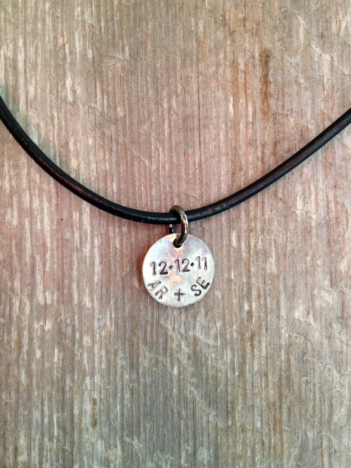 Guys Necklace Mens Leather Necklace Father's Day Gift