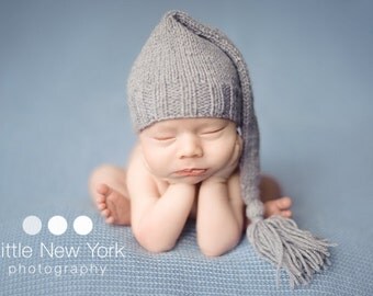 20% off SALE Newborn photo prop, newborn hat, newborn boy, newborn girl, knit newborn hat, newborn props, newborn elf hat. Choose your color