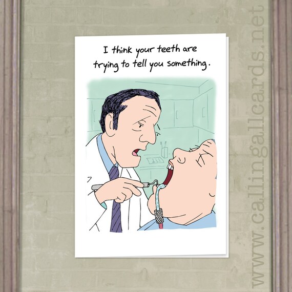 Teeth Birthday Card