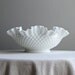 Large Fenton Hobnail Milk Glass Bowl - White American Glass