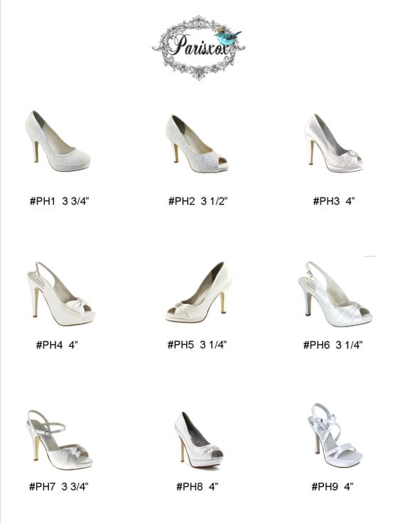 Items similar to Wedding Shoes - Platform - Custom Shoes - Choose Your ...