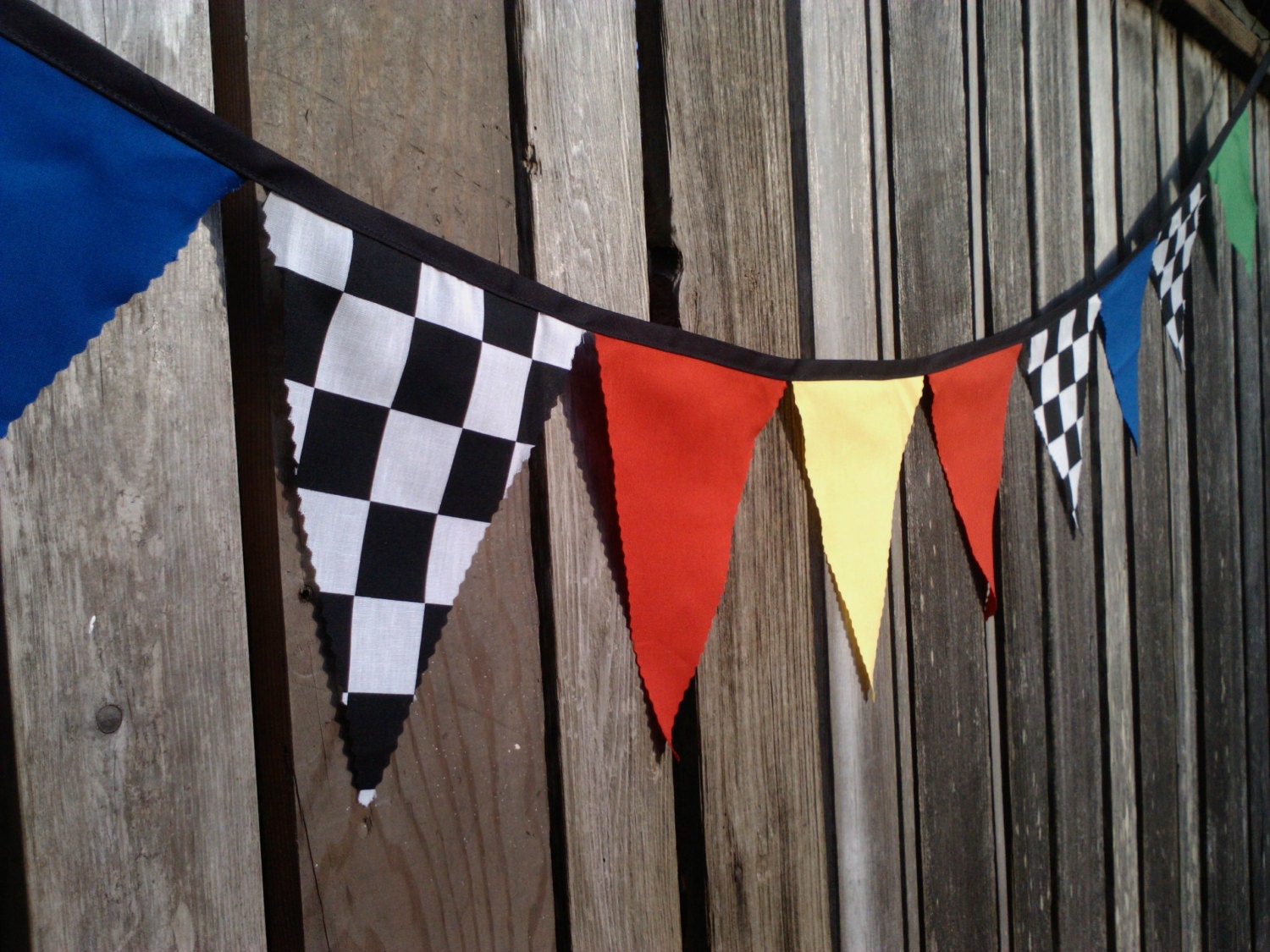 Bunting Flags Cars Theme Boys Birthday Decoration Race Car