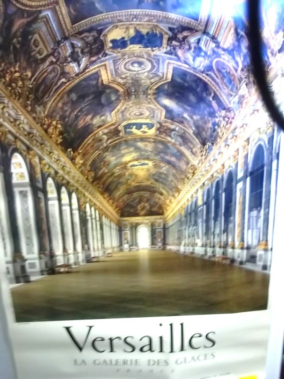 VERSAILLES France Travel Poster vintage art by vintagebooklover
