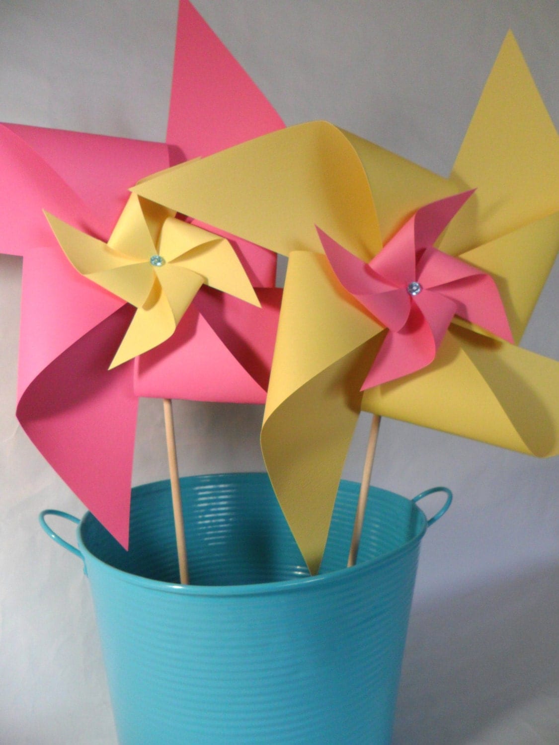 Pinwheels in Double Layer in XLarge Yard Size Pinwheels Made