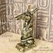 RESERVED for valerie lozano - The Egyptian God Set / Seth - Handmade Altar Votive Statue - God of Storms and Chaos - Full Animal Form