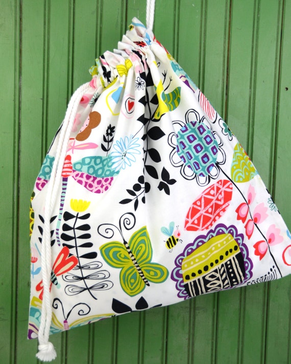 LARGE Reusable Drawstring Bag-for Toys, Gifts, Crafting or Storage in ...