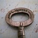 Authentic Antique Louis Vuitton Trunk Key by StrictlyVintage