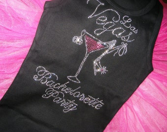 4 las vegas bachelorette tank tops. Wedding Party t-shirts. Vegas Bride To Be Shirt. Girls Weekend shirts. Las Vegas tank tops. Bachelorette