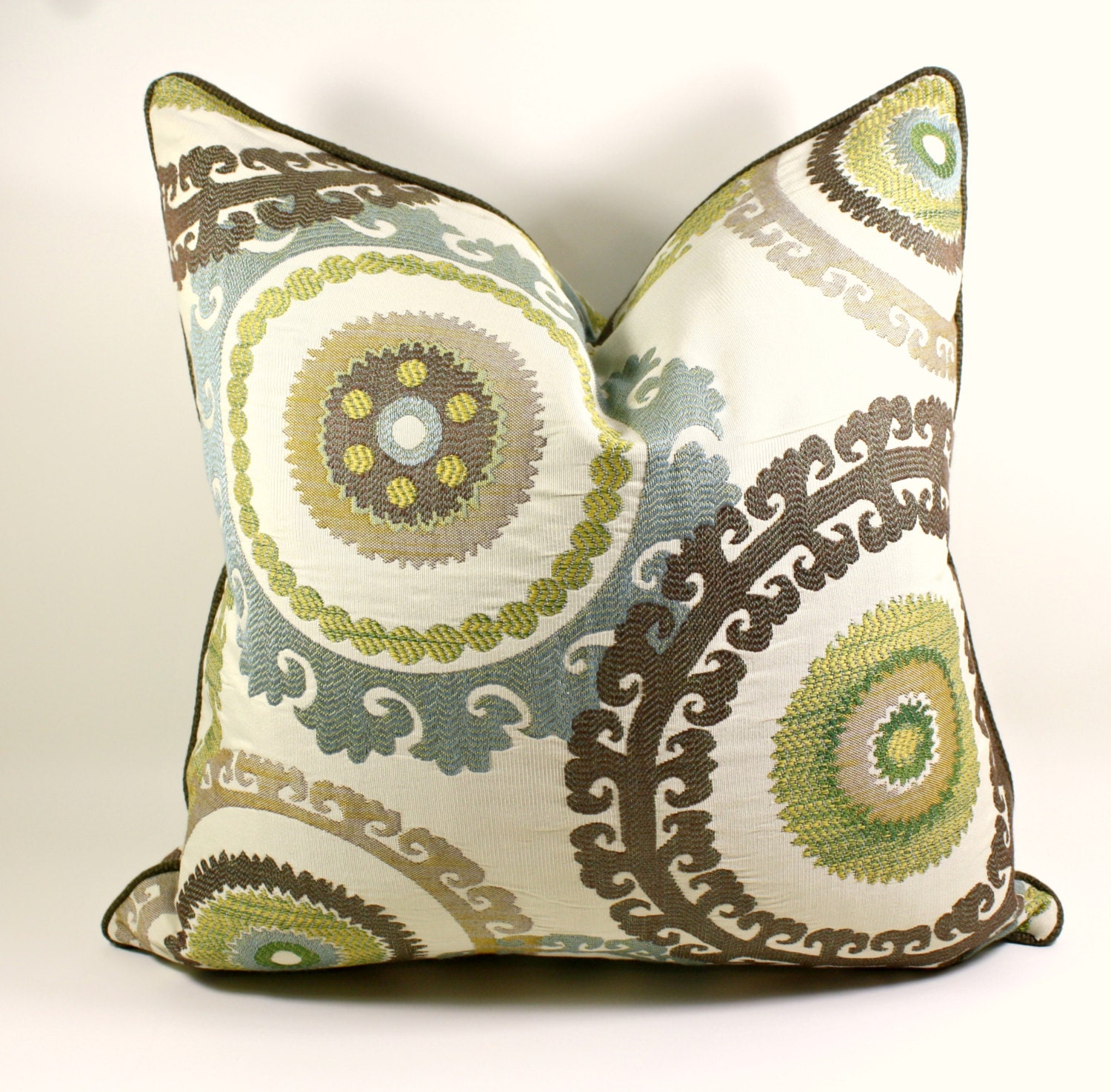 Taraz Suzani Decorative Pillow Cover Accent Pillow Throw
