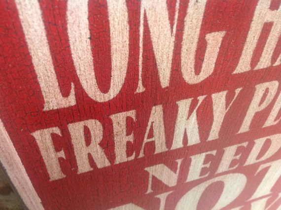 Wood Sign Long Haired Freaky People Song   Il 570xN.414157724 H6cq 