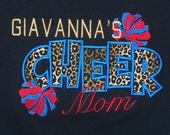 Cheer Mom Shirt Personalized Cheer Mom shirt