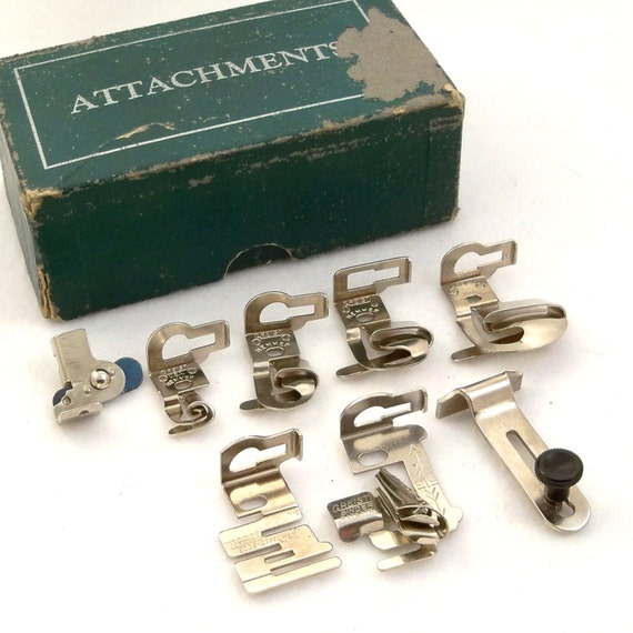 Vintage Sewing Machine Attachments Greist Low Shank Feet