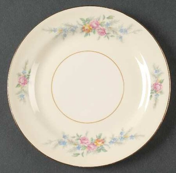 Items similar to 7 Vintage Homer Laughlin China Bread and Butter Plates ...