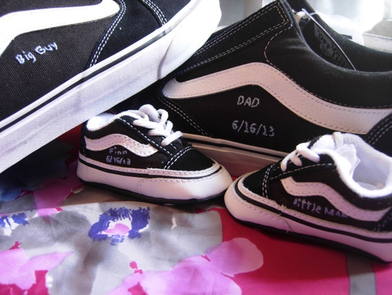 Items similar to Baby Custom Shoes Converse/Toms/Vans on Etsy