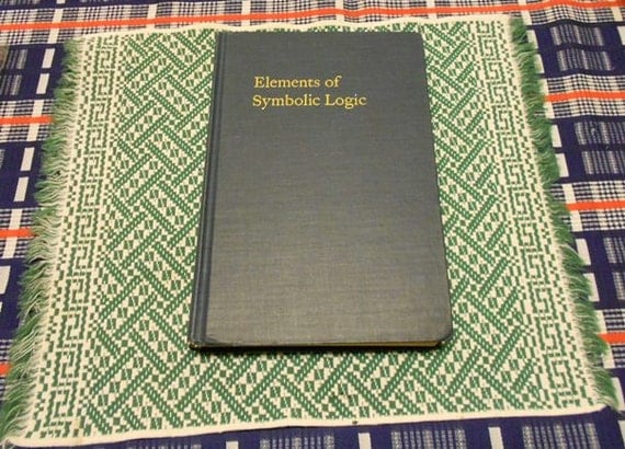 Hans Reichenbach: Elements of Symbolic Logic 1st edition Hardcover 1947