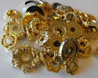Dollar Sale 50 Gold Button Backs