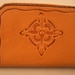 Hand Tooled Leather Card Wallet - Stamped Design