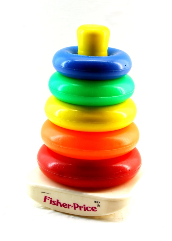 fisher price light up stacking rings