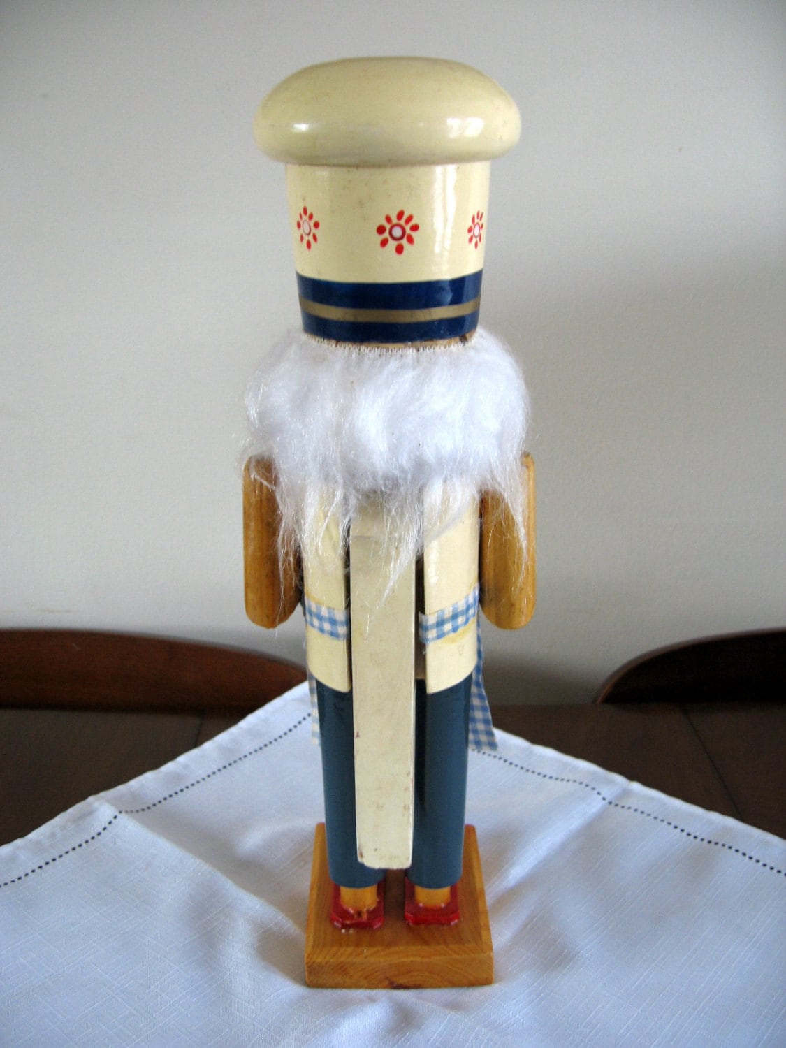 Vintage Wooden Baker Nutcracker Made in Germany