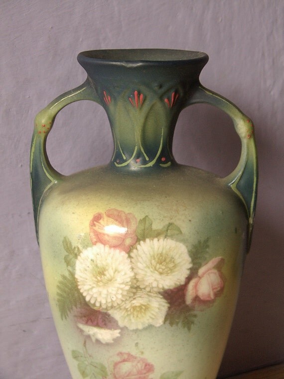 Antique Victorian vase Austria porcelain vase by ShoponSherman