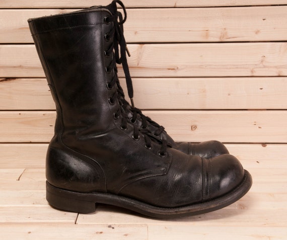 1950s US Army Combat Boot 12W by MetropolisNYCVintage on Etsy