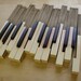 Vintage Reed Pump Organ Piano Keys...Newman Bros., Chicago, Illinois Organ Co ...Repurpose..24 Keys....Antique...Upcycle Craft..