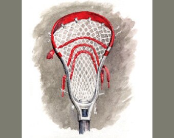 lacrosse print with mat