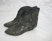 handmade snake boots