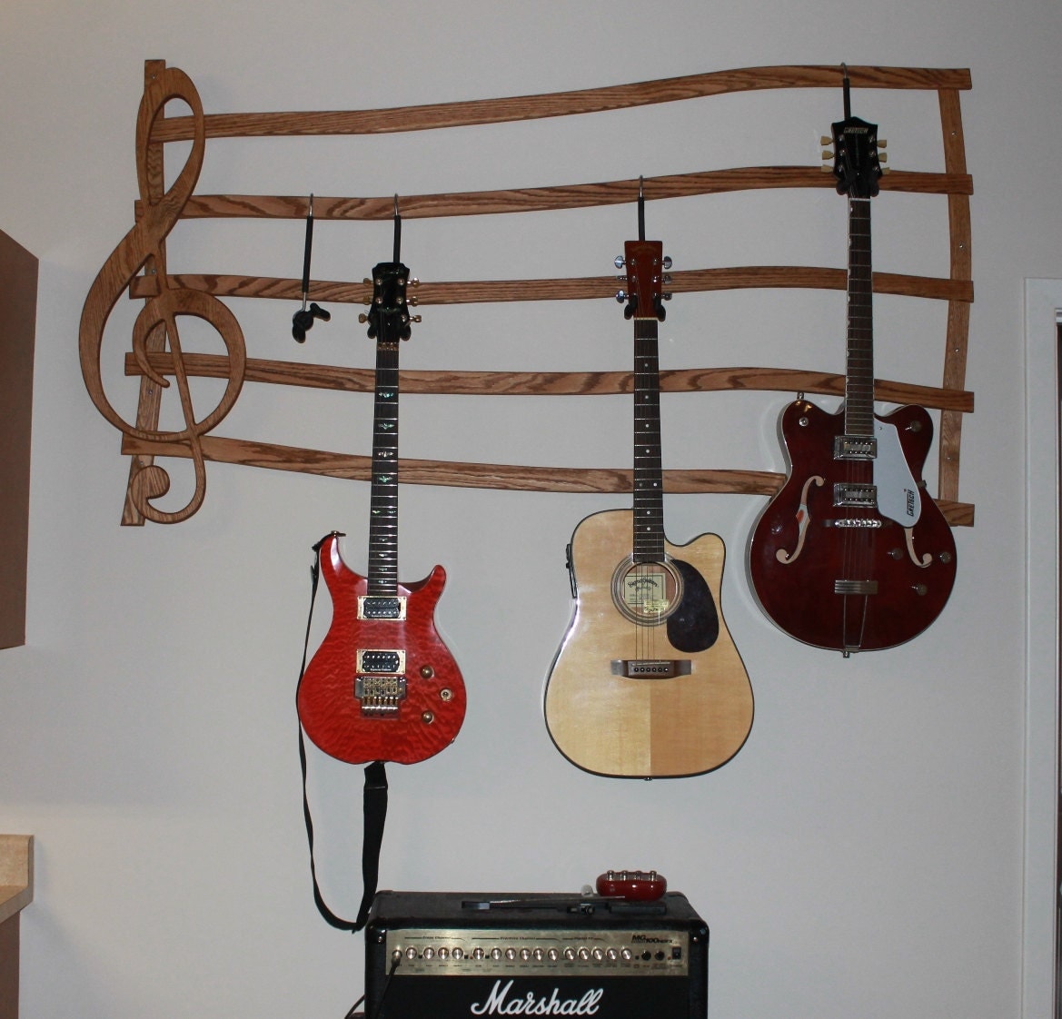 Anyone have slat wall to hang guitars at home? The Gear Page