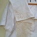 romantic southern belle ecru linen battenburg lace ivory natural eco upcycled romantic romance vintage lace shirt blouse
