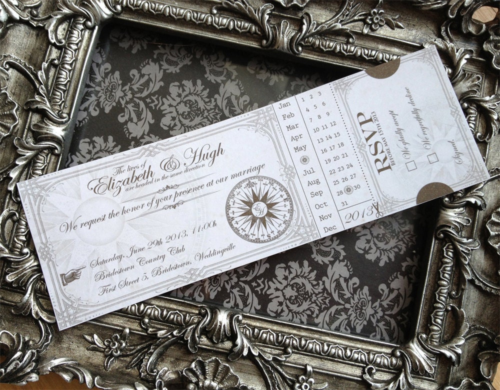 Steampunk Wedding Invitations 6