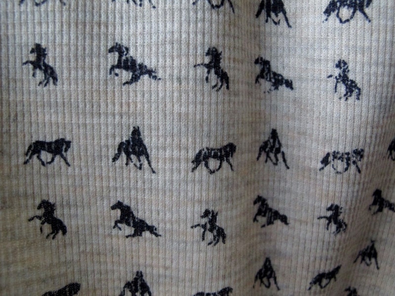 Equestrian Infinity Scarf Horse Lover Tube Scarf Black