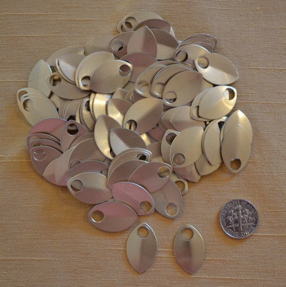 Dragon Scales Aluminum Small Gold Sets of 100