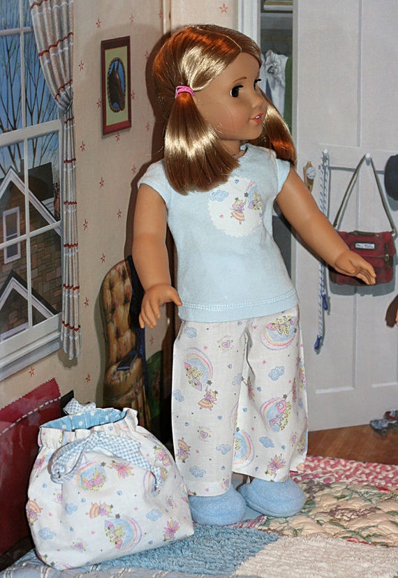 American Girl Doll .. Slumber Party 4pc RAINBOW FAIRY