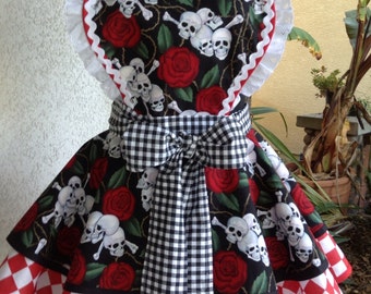 We're Painting The Roses Red Goth Apron