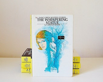 Nancy Drew Book The Whispering Statue Vintage 1960's Mystery No. 14