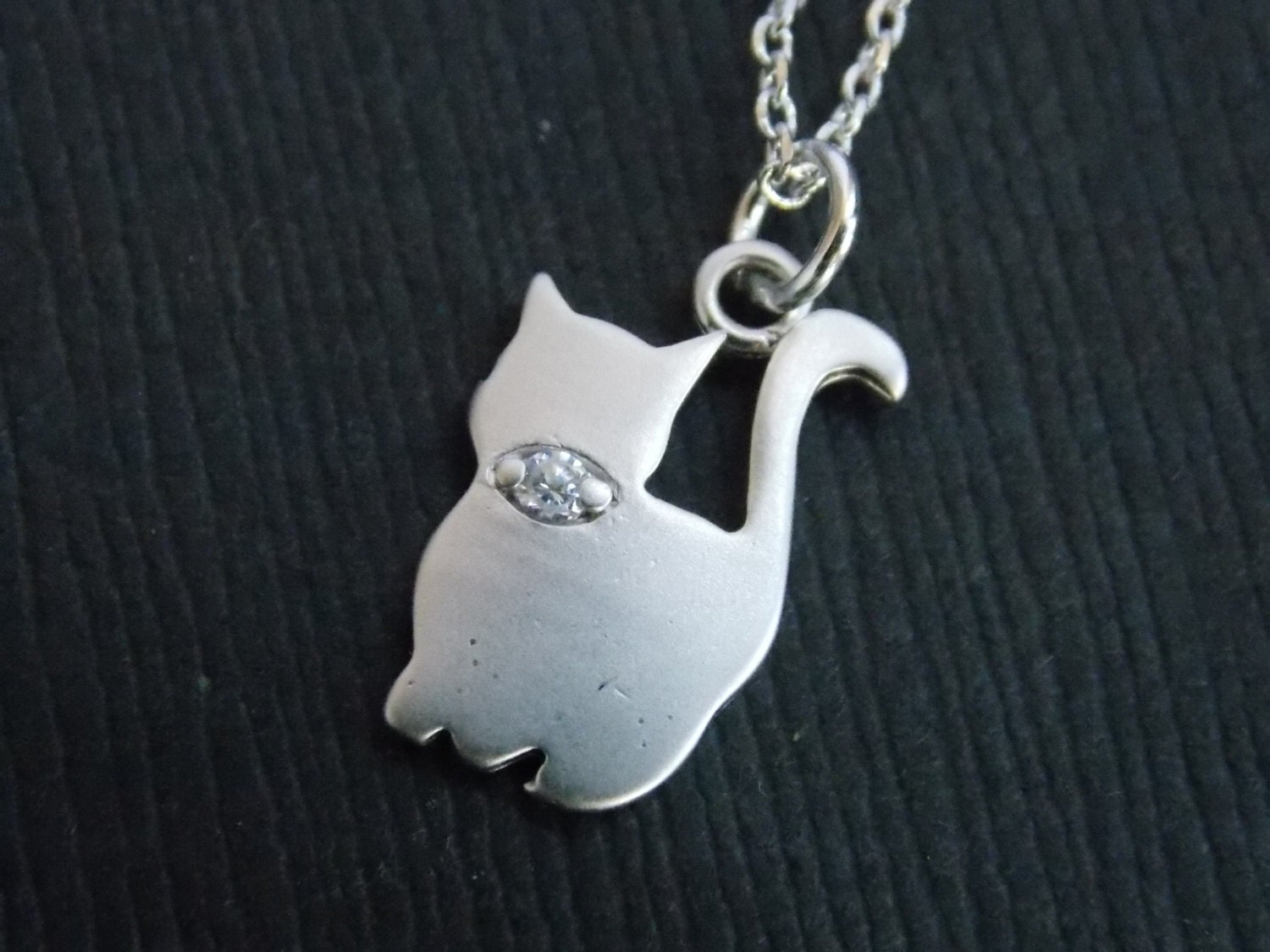 Cat Necklace Cat Jewelry Dainty Jewelry Kitty Dainty