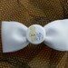 Comic Book Series - CP3O and R2D2 - White Hair Bow