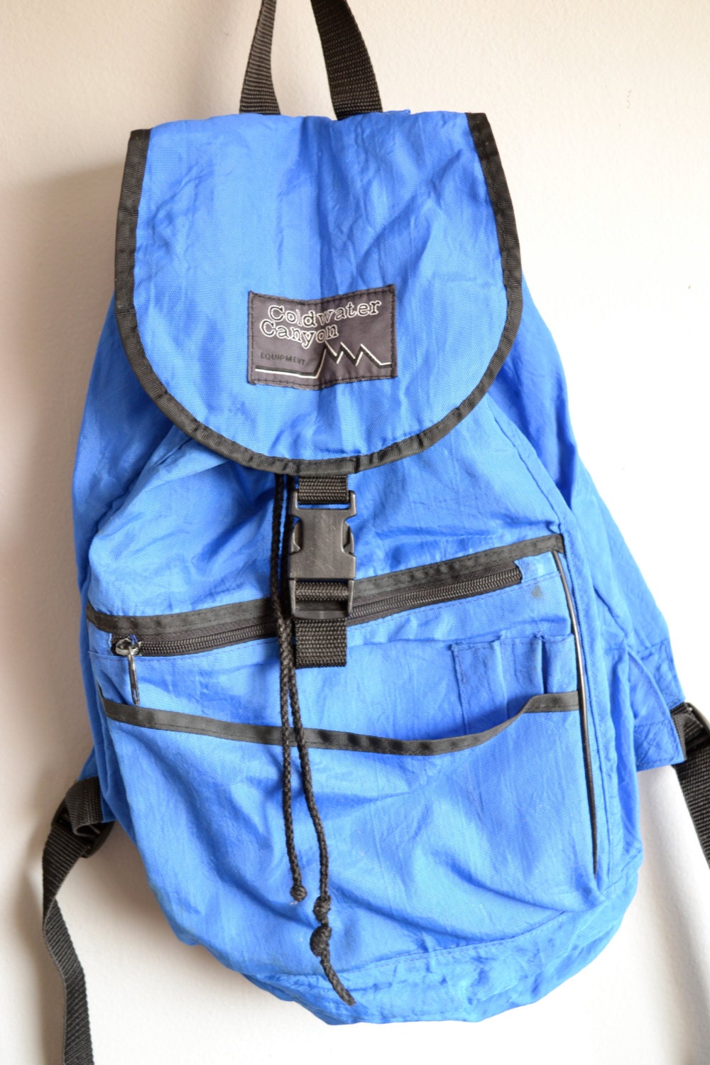 Vintage Blue 80s Backpack by Coldwater Canyon