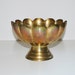 Vintage Brass Lotus Bowl Mid Century Modern Lotus Bowl