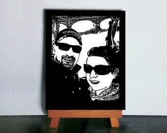 Custom Silhouette Paper Cutting Art - Handmade Paper Art